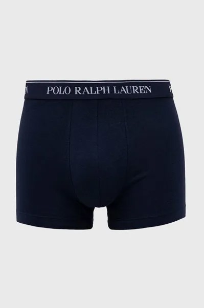 Боксеры (3 шт.) 714835885004 Polo Ralph Lauren, темно-синий