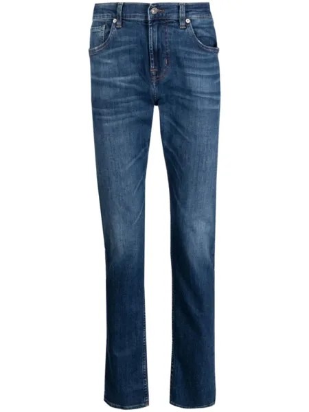 7 For All Mankind прямые джинсы, синий
