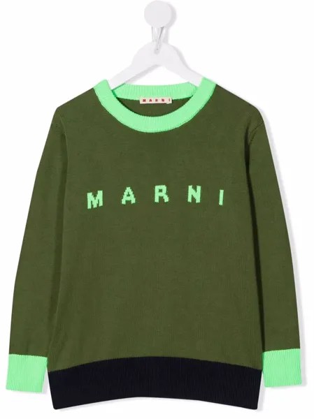 Marni Kids джемпер с логотипом