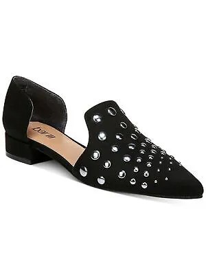 Женские туфли BAR III черного цвета с закрытой спиной Cansia с острым носком на блочном каблуке без шнуровки на плоской подошве 7 м