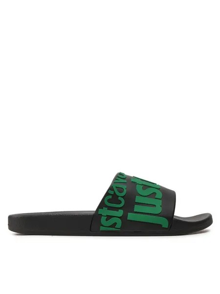 Шлепки Just Cavalli, черный