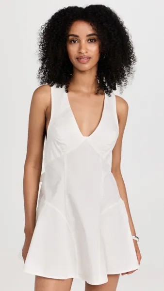 Платье мини Free People Eye Catching, слоновая кость