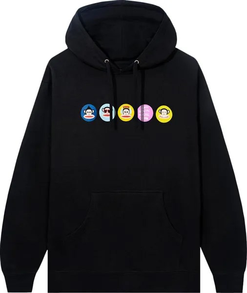 Худи Anti Social Social Club x Paul Frank Circles Hoodie 'Black', черный