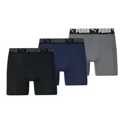 Puma 3Pk Mens Athletic Fit Boxer Brief Mens Size M Casual 85838303