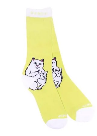 Носки RIPNDIP Lord Nermal Socks Neon 2021