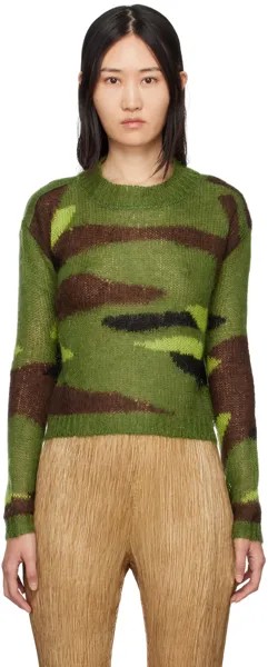Зеленый свитер Mila с камуфляжным принтом Andersson Bell