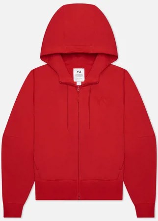 Женская толстовка Y-3 Classic Logo Full Zip-Hoodie, цвет красный, размер S