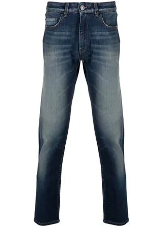 Pt05 узкие джинсы с эффектом потертости