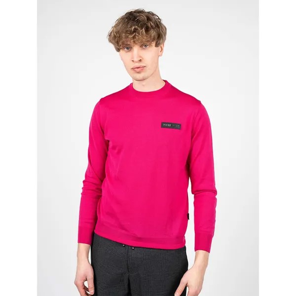 Свитер Plein Sport Merino Round Neck, розовый