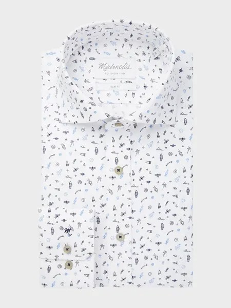 Рубашка мужская PROFUOMO PMRH100014 белая 44 DE; 48 EU; XL