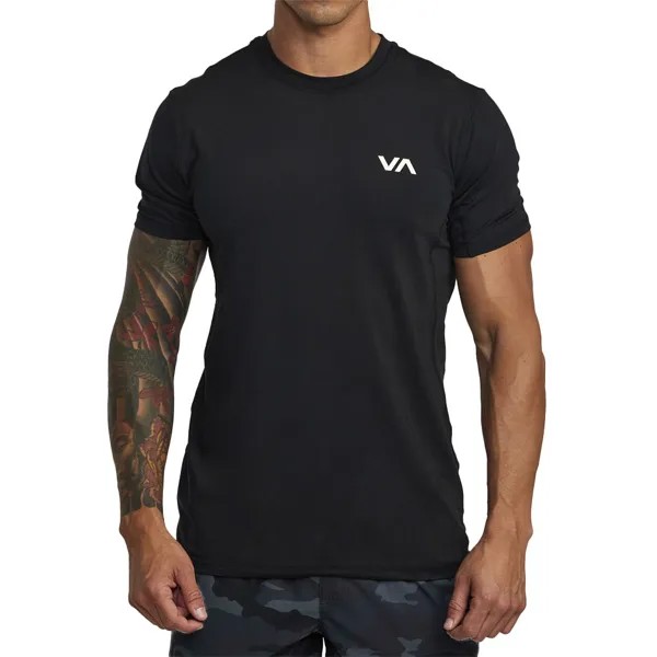 Футболка с длинным рукавом Rvca Sport Vent, черный