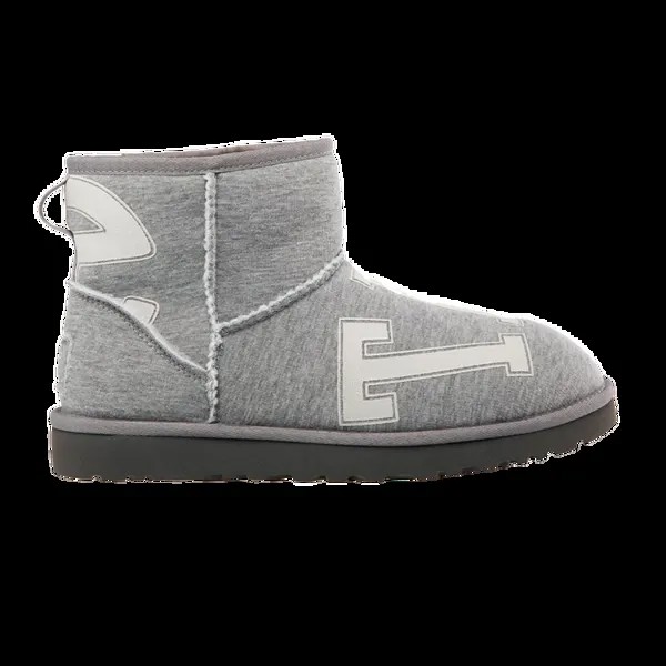 Кроссовки UGG Telfar x Fleece Mini Boot 'Heather Grey', серый