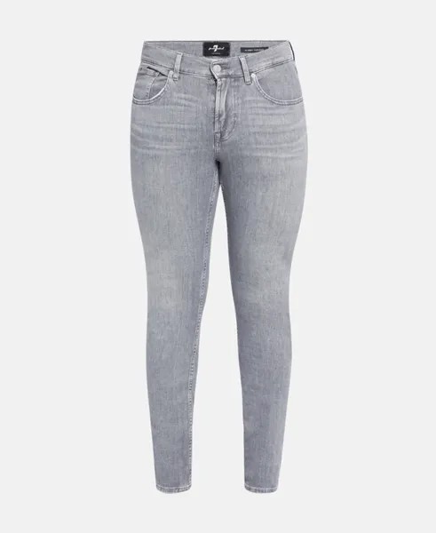 Джинсы узкого кроя 7 for all Mankind, цвет Slate Blue