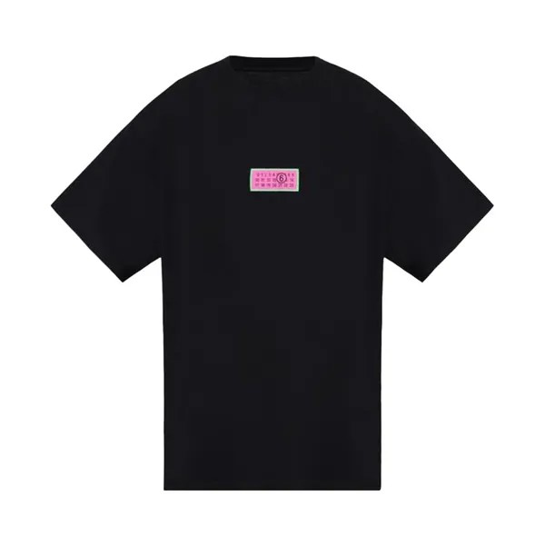 Футболка MM6 Maison Margiela Basic Jersey T-Shirt, черный
