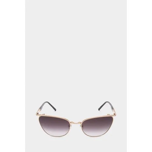 Солнцезащитные очки Matsuda, кошачий глаз, оправа: металл, градиентные, фиолетовый