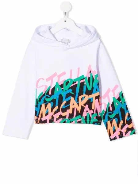 Stella McCartney Kids худи с логотипом