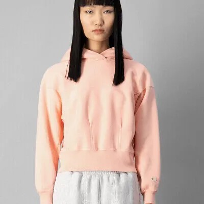 Женское флисовое худи Champion Wmns Minimal Tailored розовый