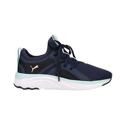 Повседневная обувь Puma Soft Sophia Lace Up Youth Girls Blue Sneakers 195566-04