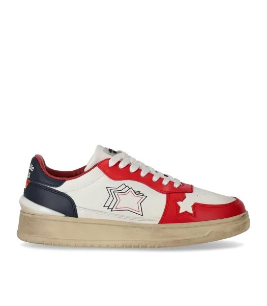 Atlantic Stars Hokutoc White Red Sneaker Man