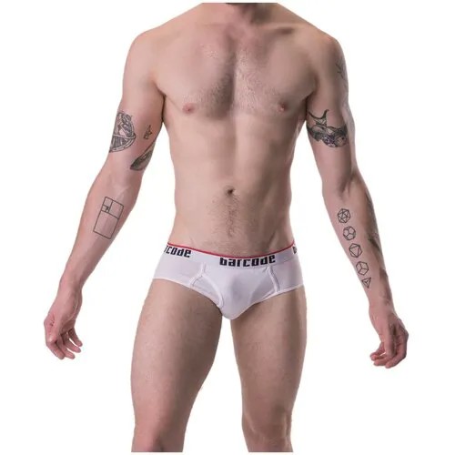Трусы брифы Barcode Berlin, размер XL, белый