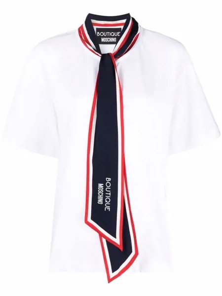 Boutique Moschino футболка с завязками