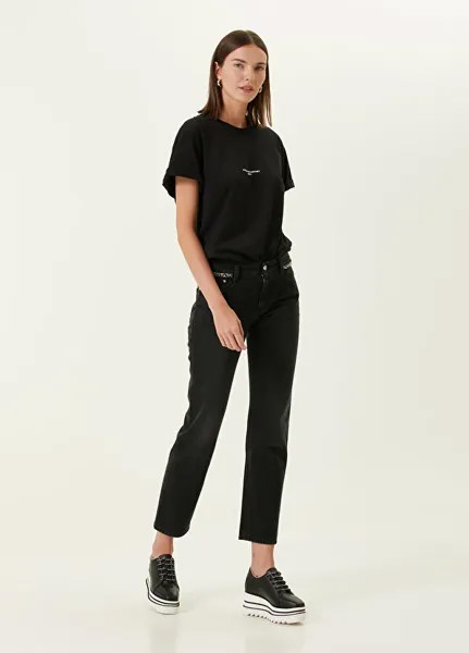 Черные джинсовые брюки скинни Stella McCartney