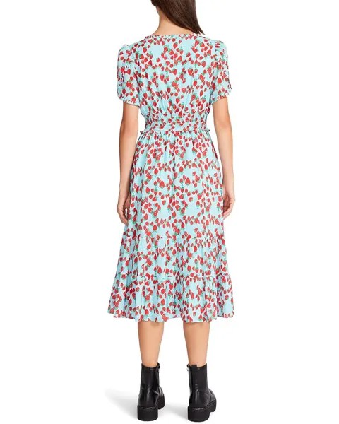 Платье Betsey Johnson Strawberry Fields Cotton Voile Midi Dress, цвет Beachy Blue