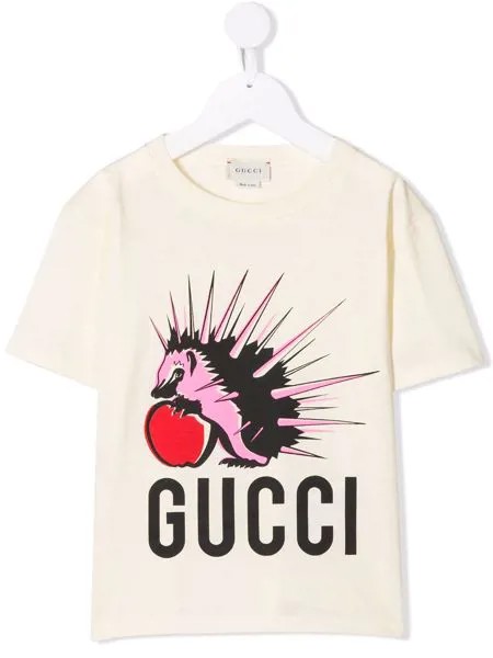 Gucci Kids футболка с принтом