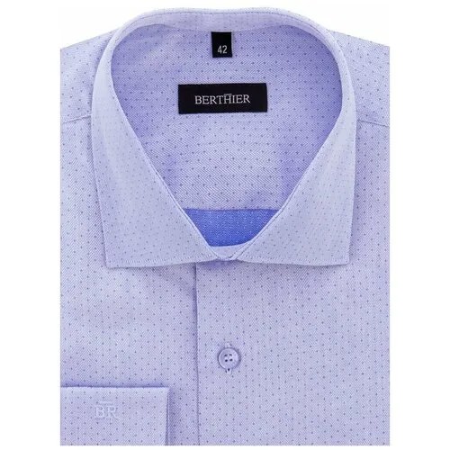 Рубашка BERTHIER, размер 174-184/43, голубой