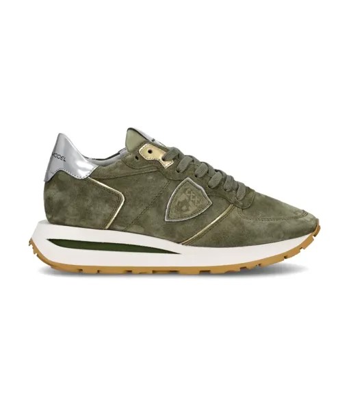 Кроссовки Sage из замши Philippe Model, мультиколор