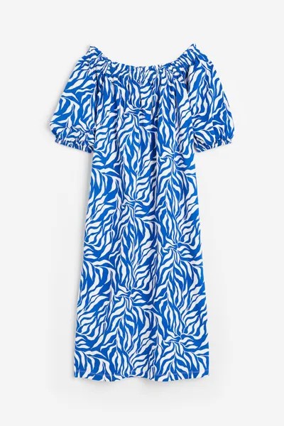 Платье женское H&M 1169074001 синее 3XL (доставка из-за рубежа)