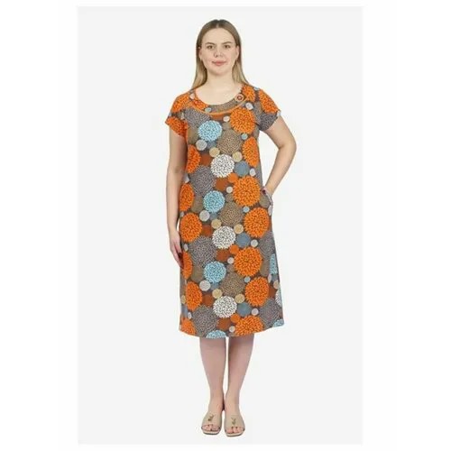 Платье Alfa Collection, размер 58, красный