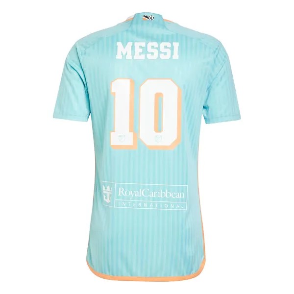 Футболка 2024 inter miami cf архив месси футбольная майка азия размеры Adidas, зеленый