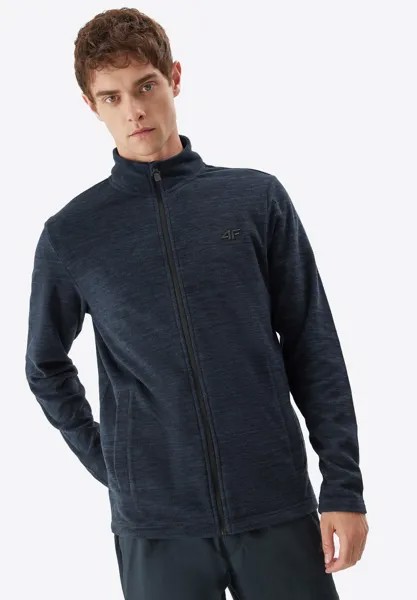 Флисовая куртка 4F, темно-синий меланж