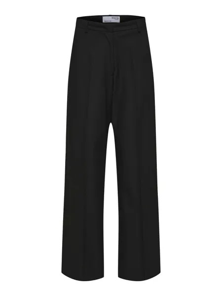 Плиссированные брюки Selected Femme ELIANA, черный