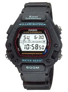 Японские наручные  мужские часы Casio DW-290-1V. Коллекция Digital