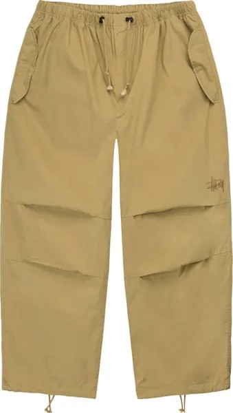 Брюки Stussy Nyco Over Trousers 'Khaki', загар