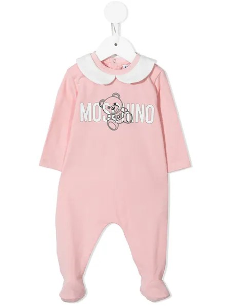 Moschino Kids пижама с логотипом