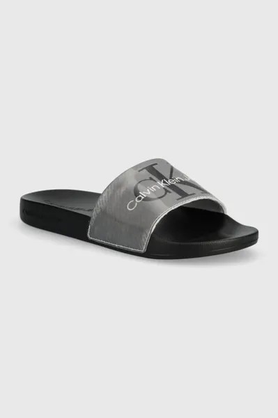 Шлепанцы Slide Lenticular Ml Wn Calvin Klein Jeans, черный