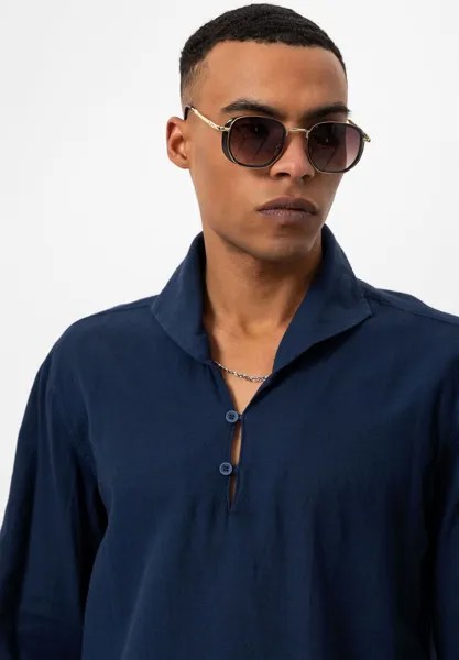 REGULAR FIT Antioch, Рубашка Antioch, темно-синий Dakar Turndown Collar Long Sleeve