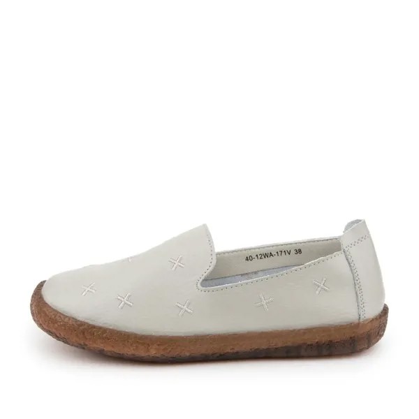 Слипоны женские MUNZ SHOES 40-12WA-171V серые 37 RU