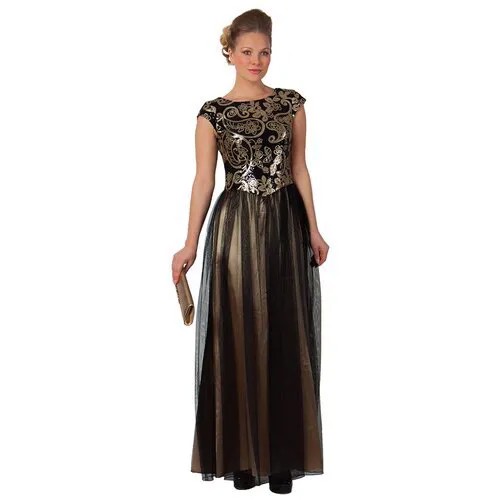 Платье SWING, размер 44, золотой