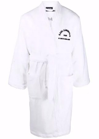 Karl Lagerfeld махровый халат с логотипом