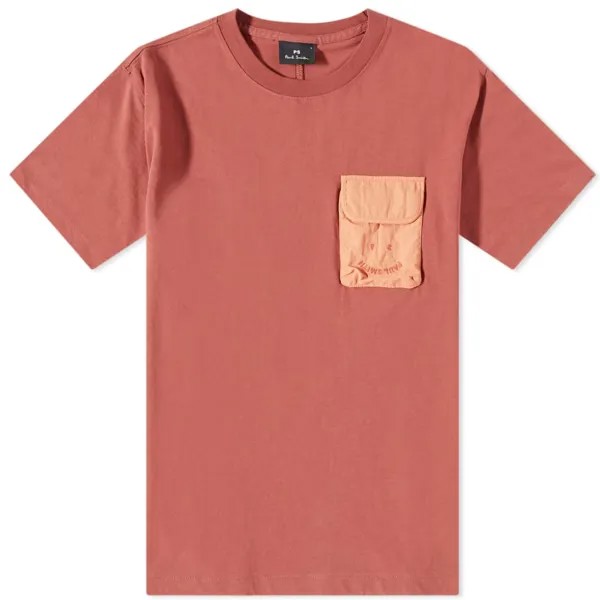 Футболка с карманом Paul Smith Happy, красный