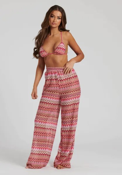 Пляжный аксессуар Pink Crochet Trousers South Beach, фуксия
