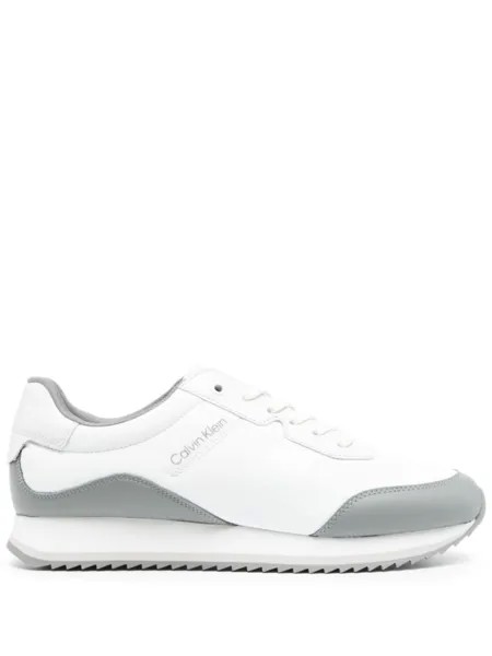 Calvin Klein кеды с контрастными вставками, белый