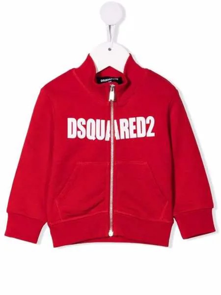 Dsquared2 Kids толстовка на молнии с логотипом