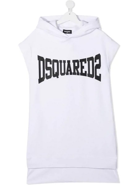 Dsquared2 Kids худи с рукавами кап и логотипом