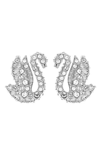 Серьги Iconic Swan Swarovski