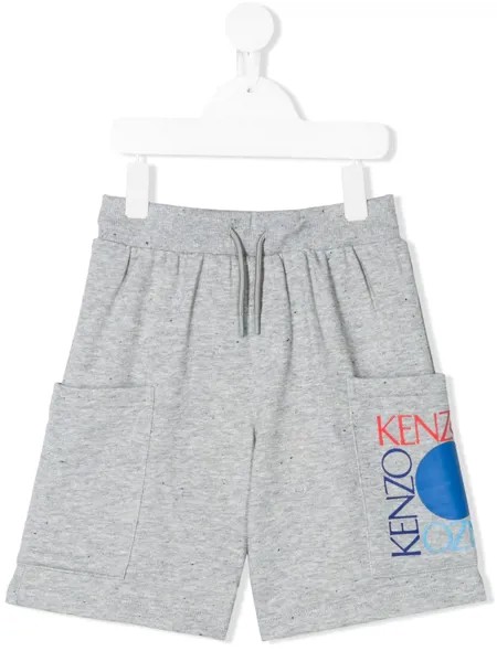 Kenzo Kids шорты с накладными карманами и логотипом